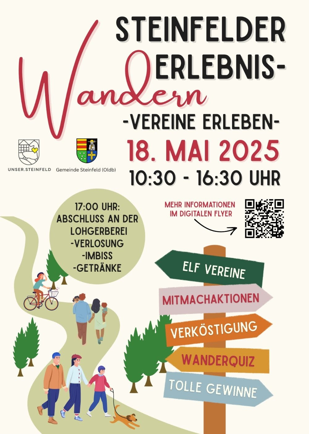 Backhaus Steinfeld macht mit: Erlebniswandern – Vereine erleben